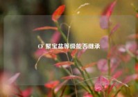 CF 聚宝盆等级能否继承