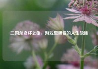 三国杀贪杯之象，游戏里暗藏的人生隐喻