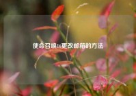使命召唤16更改邮箱的 *** 