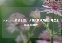 PUBG ONEx震撼上线，次世代战术竞技，开启全新吃鸡时代