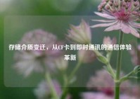 存储介质变迁，从CF卡到即时通讯的通信体验革新