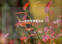 Steam序列号查看 *** 