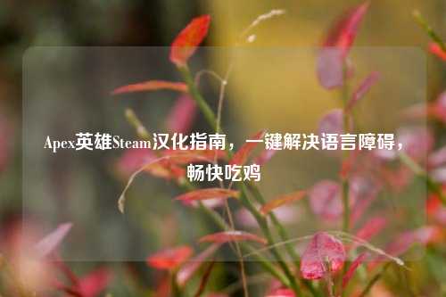 Apex英雄Steam汉化指南，一键解决语言障碍，畅快吃鸡
