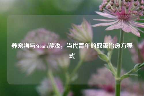 养宠物与Steam游戏，当代青年的双重治愈方程式