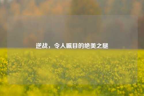 逆战，令人瞩目的绝美之腿