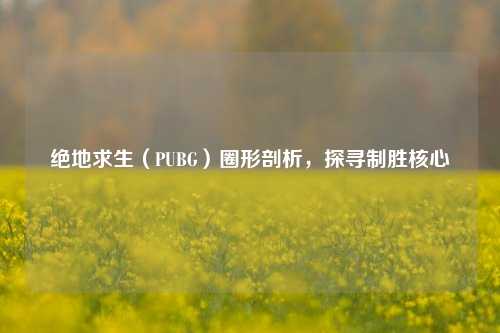 绝地求生（PUBG）圈形剖析，探寻制胜核心